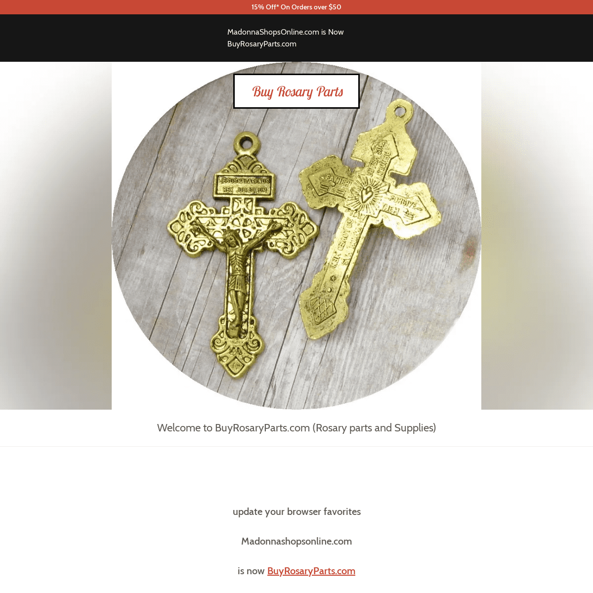 Rosary Parts and Catholic Supplies