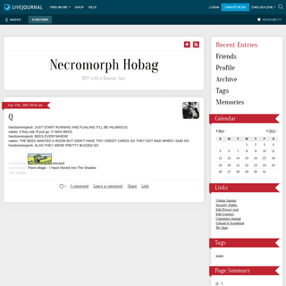 Necromorph Hobag — LiveJournal