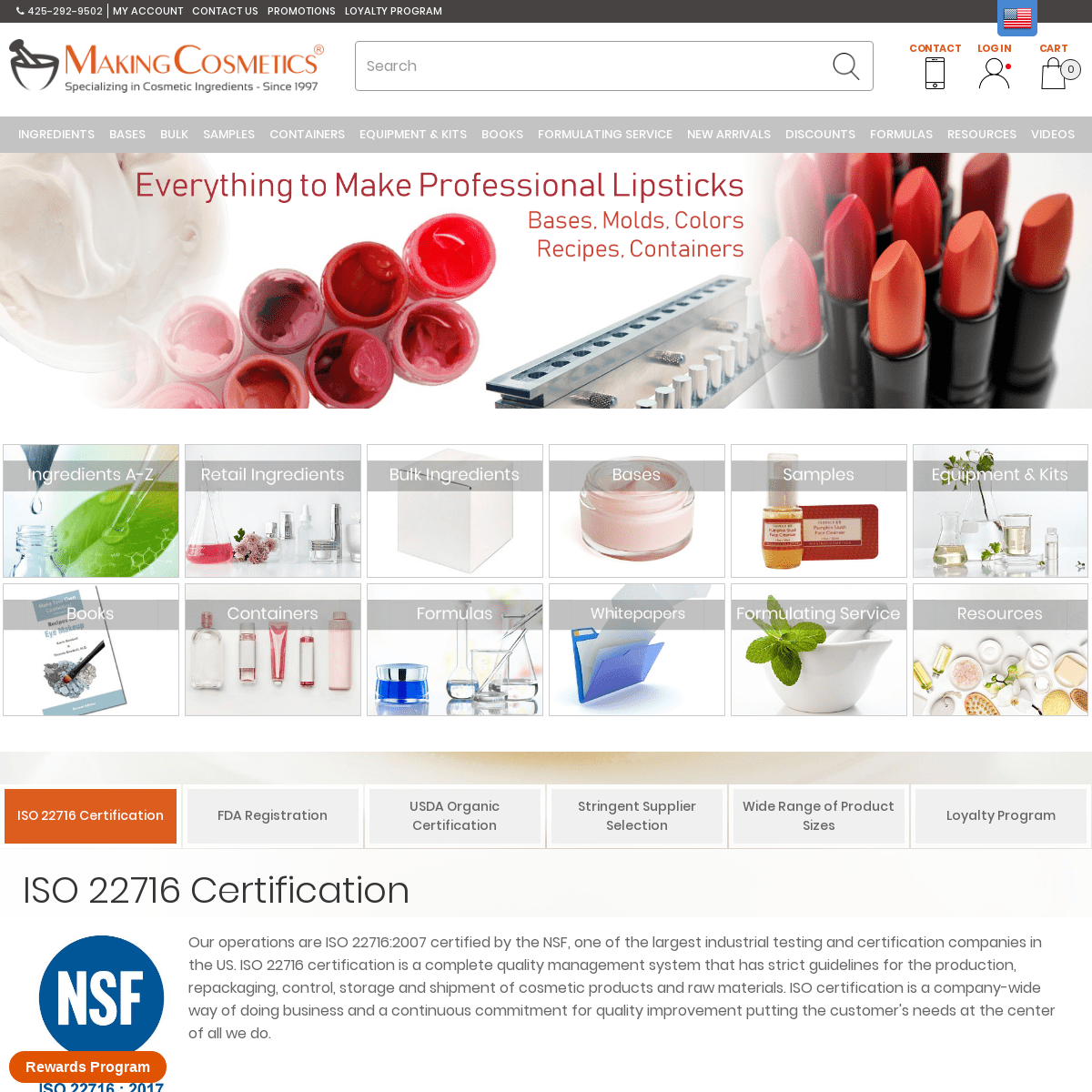Wholesale Cosmetic Ingredients Supplier: Natural | Making Cosmetics 1997