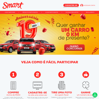 Smart Supermercado - Promoção Aniversário 19 anos
