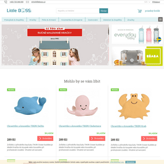 Littleboss.cz, e-shop s dětským zbožím - Vše pro vašeho malého šéfa