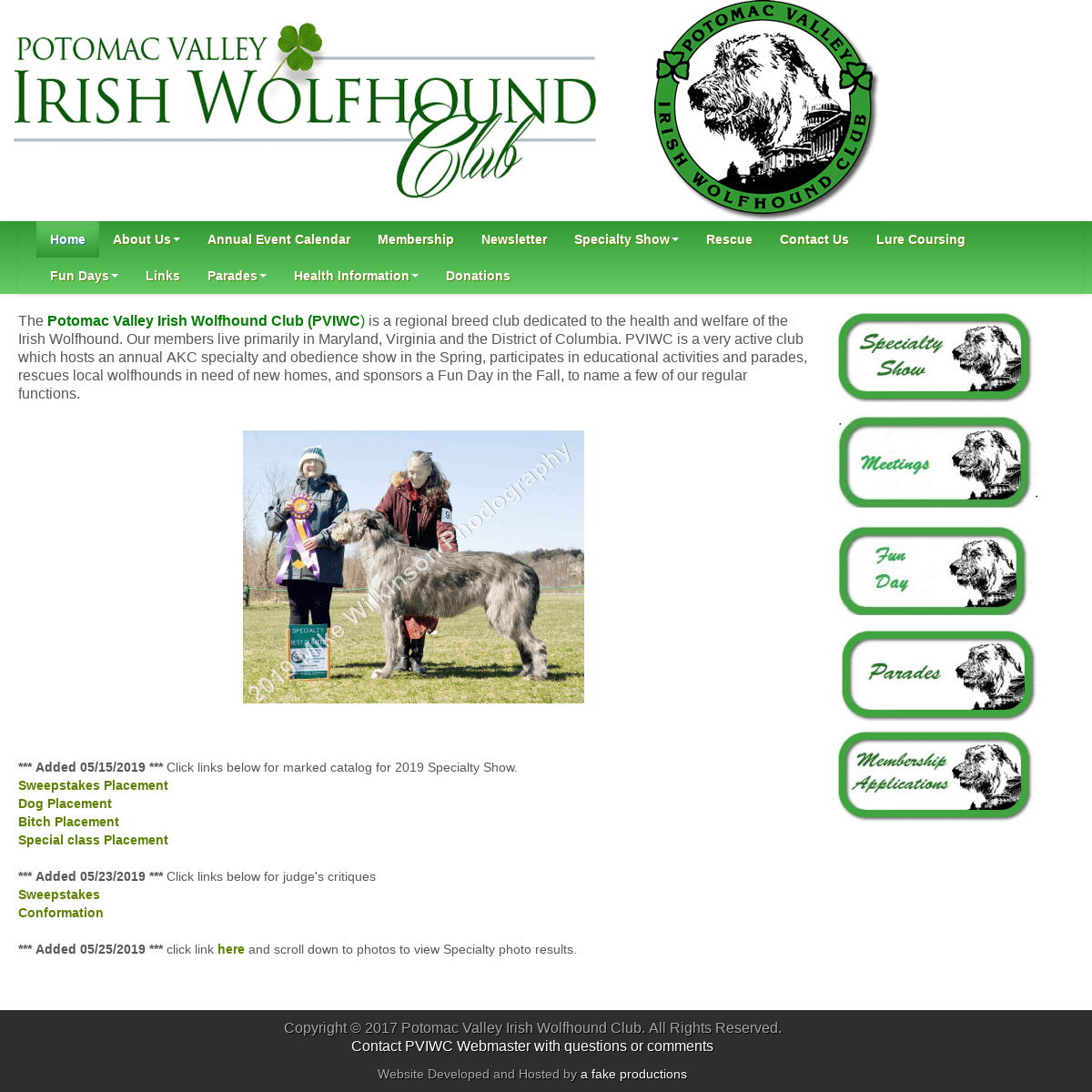 Welcome - Potomac Valley Irish Wolfhound Club (PVIWC)
