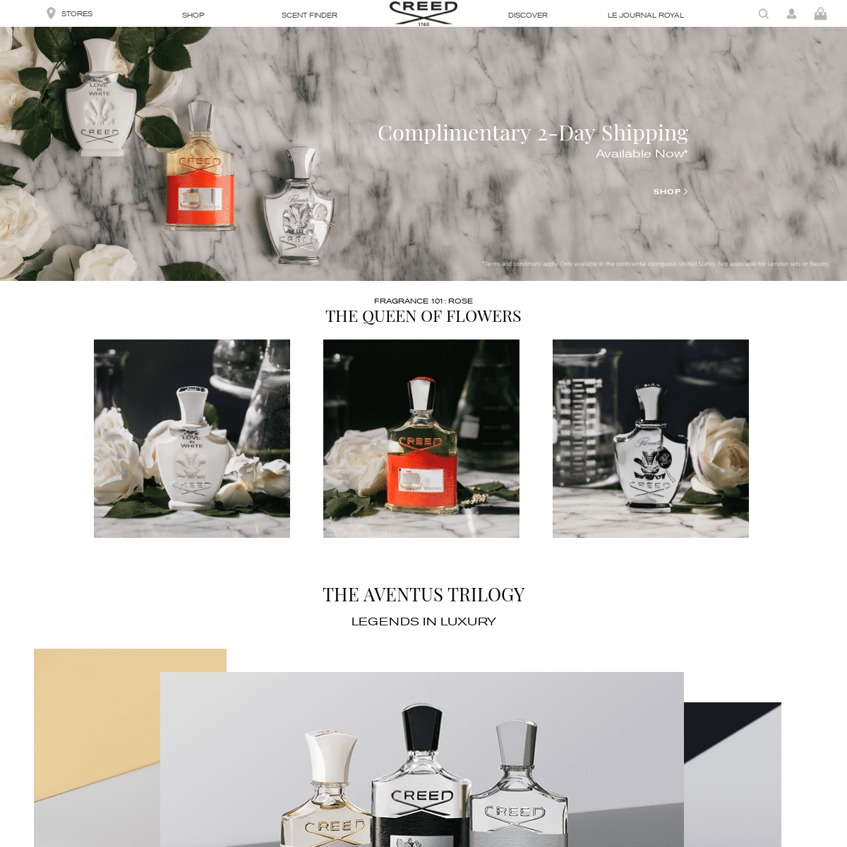 Creed Boutique | Official US and Canada Creed perfume, fragrance & cologne online shop