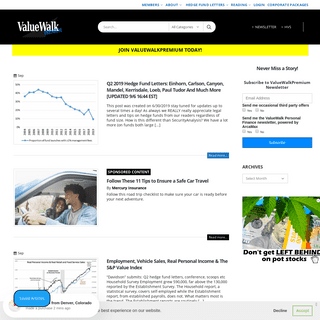 ValueWalk Premium – Everything hedge funds and value investing – Exclusive content for ValueWalk subscribers