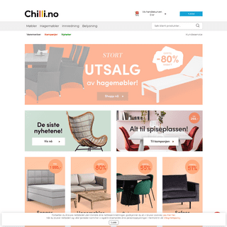 Chilli  –  Kjøp møbler for innendørs- og utendørsbruk til lave priser!