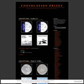 Consolation Prizes | guitar pop/indiepop/neo-acoustic/wimp pop/powerpop punk/new wave/post-punk/pre-punk