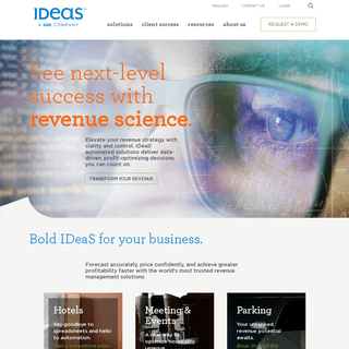 Revenue Management Solutions Powered by Revenue Science | IDeaS Revenue Solutions