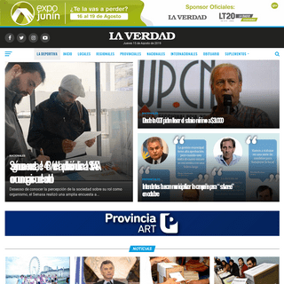 La Verdad Online de Junín, Buenos Aires, Argentina - El diario de mayor circulación del noroeste bonaerense.