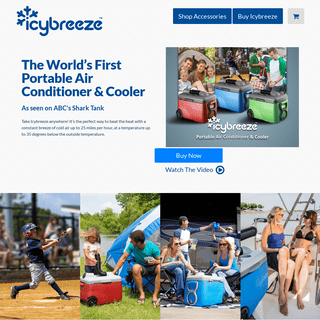 IcyBreeze Portable Air Conditioner & Cooler