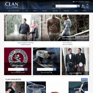 CLAN by Scotweb | Tartan, Kilts, Cashmere, Tweed & Traditional Scottish Gifts