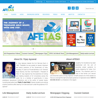 IAS Coaching, Online Free UPSC, IAS Civil Services Exam Preparation - AFEIAS.com
