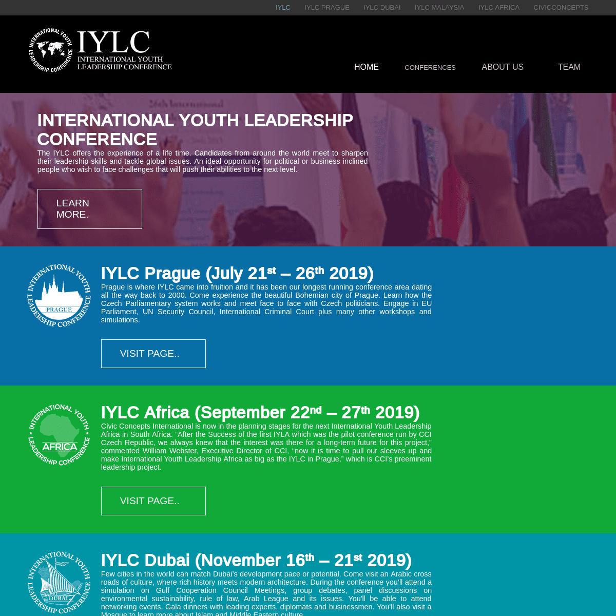 IYLC/International Youth Leadership Conference