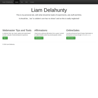 Liam Delahunty: Home