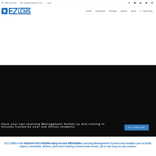 EZ LCMS - A Customizable, Easy to Use Learning Management System