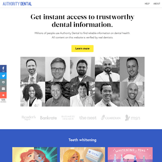 Authority Dental: Get instant access to trustworthy dental information.