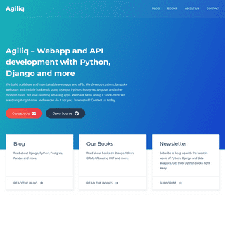 A complete backup of agiliq.com