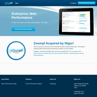 Zoompf | Web Performance Optimization for the Enterprise