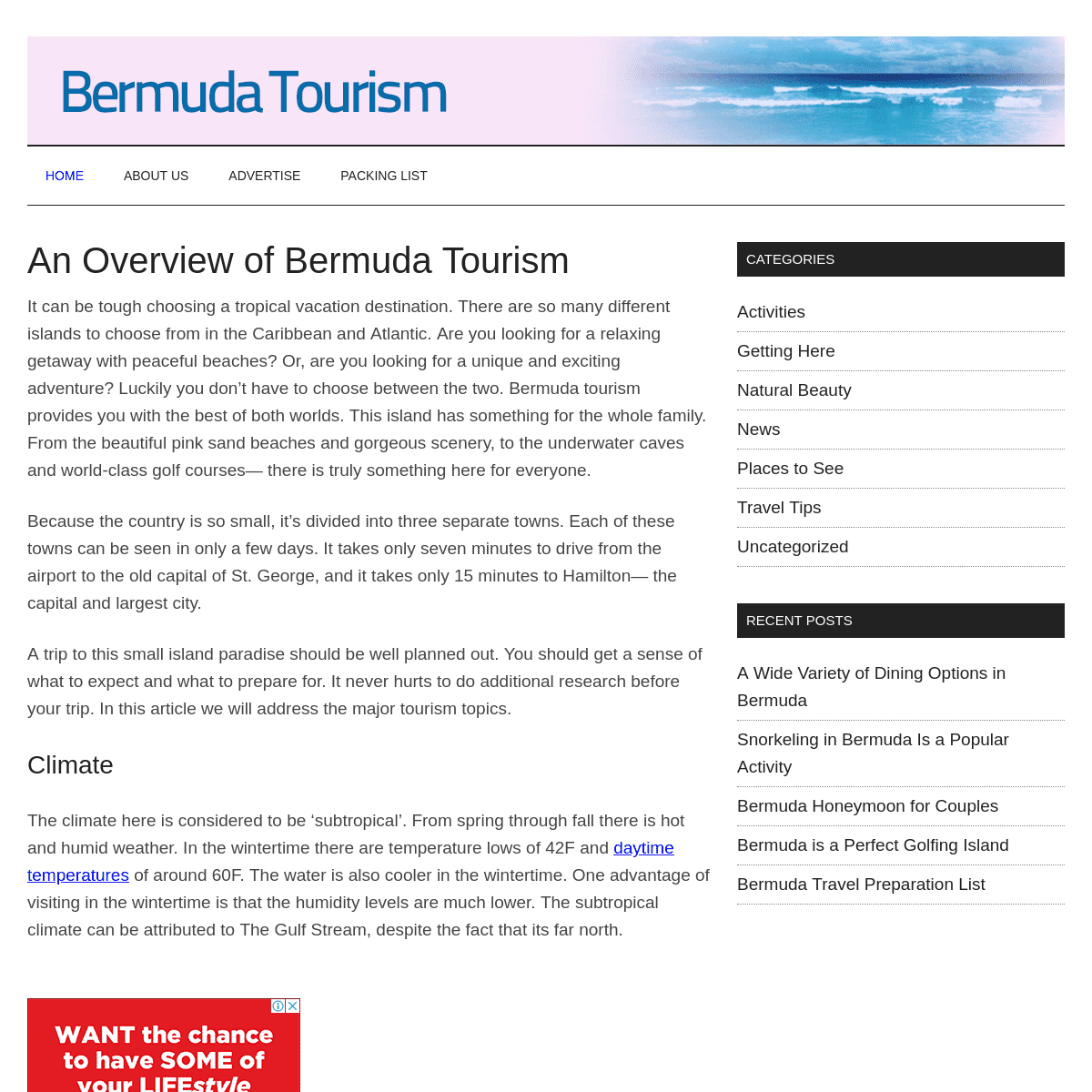 Bermuda Tourism | Tourist Information