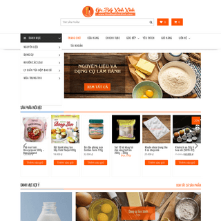 Góc Bếp Xinh Xinh - Nguyên liệu, khuôn và dụng cụ làm bánh