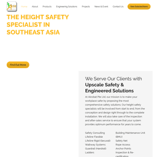 Height Safety Products & Services Singapore | Height Safety Specialist SG