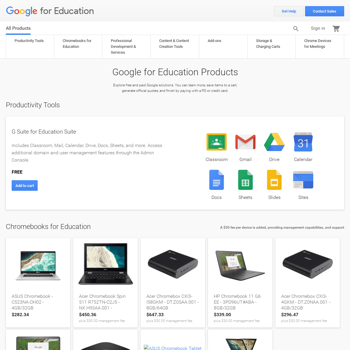 A complete backup of eduproducts.withgoogle.com