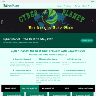Cyber Planet - The Best to Stay With