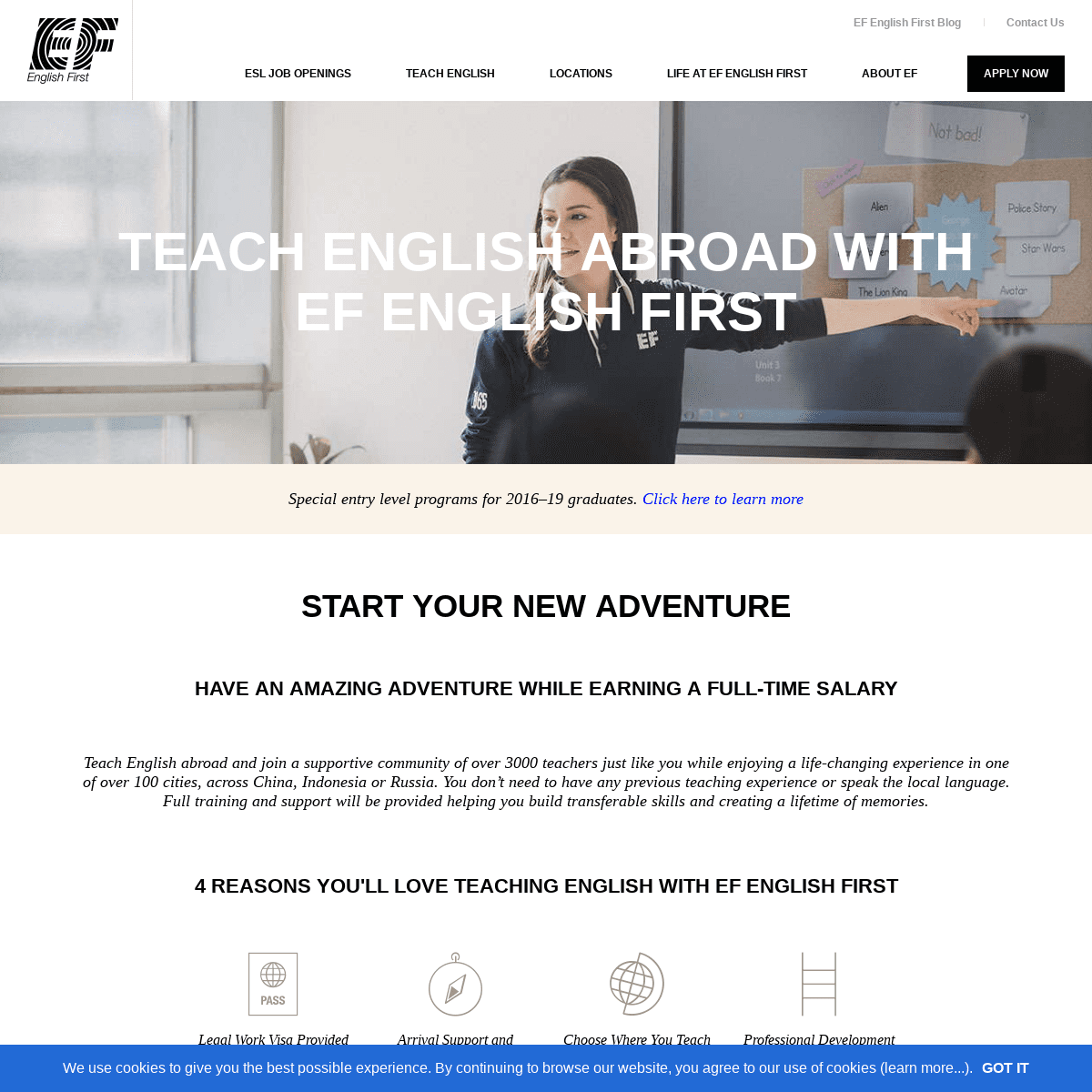 Teach English Abroad (Now Hiring) | EF English First