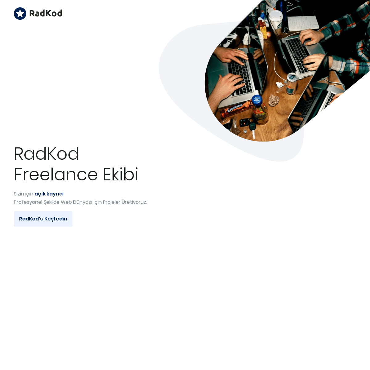 Web Tasarım & Programlama - RadKod Freelance Ekibi