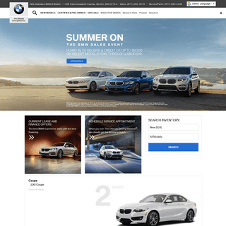 Herb Chambers BMW | New & Used BMW Dealership in Boston, MA