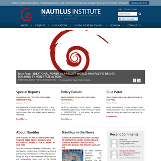 Nautilus Institute for Security and Sustainability