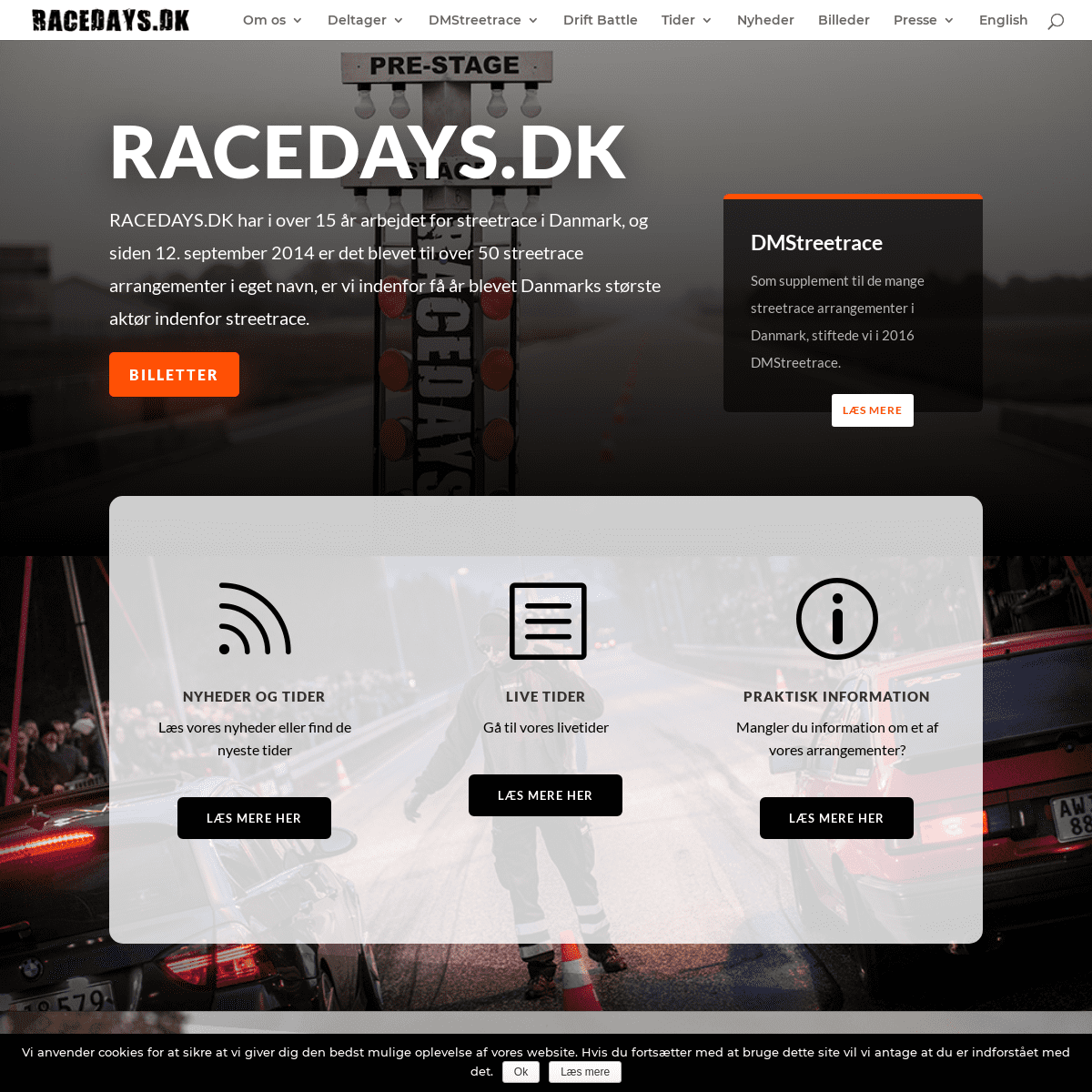 A complete backup of racedays.dk