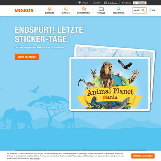 A complete backup of migros.ch