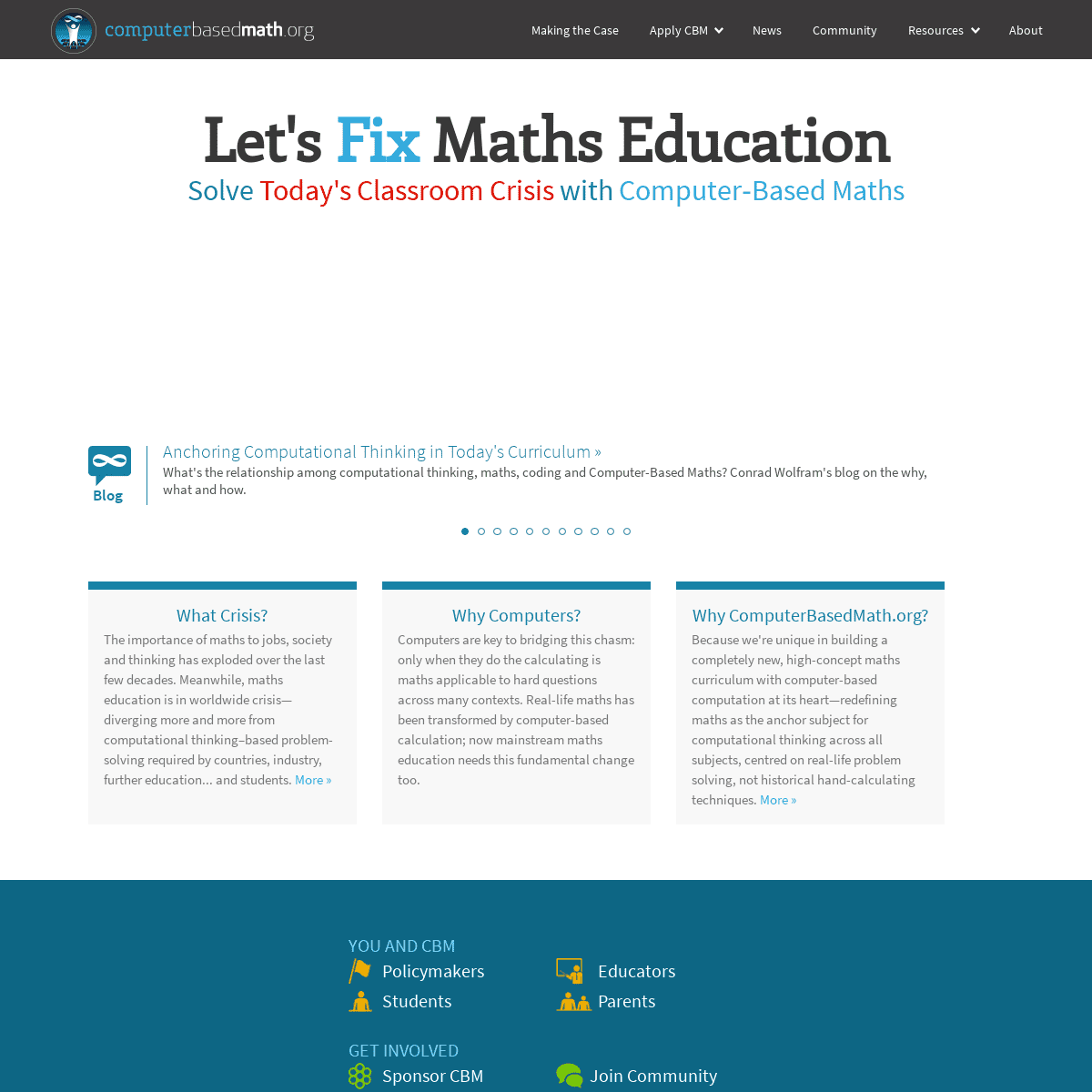 A complete backup of computerbasedmath.org