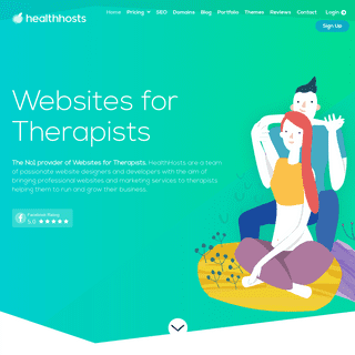 Websites for Therapists - HealthHosts - Web Design for Therapists