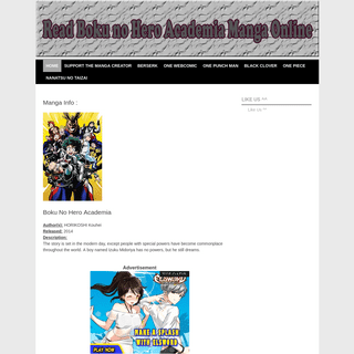 Read Boku no Hero Academia Manga Online