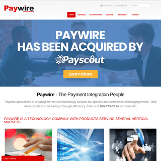 Paywire | The Payment Integration People