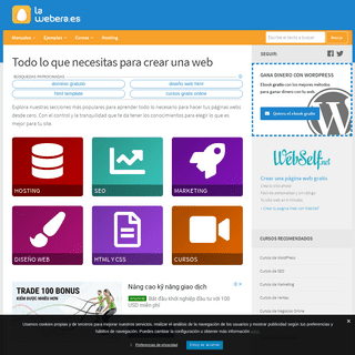 Como crear una pagina web. Portal del Diseño Web y Freelance :: LaWebera.es