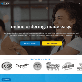 e|tab – online ordering made easy
