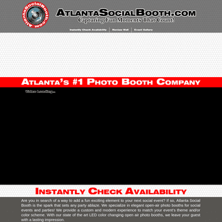 Atlanta Social Booth Packages