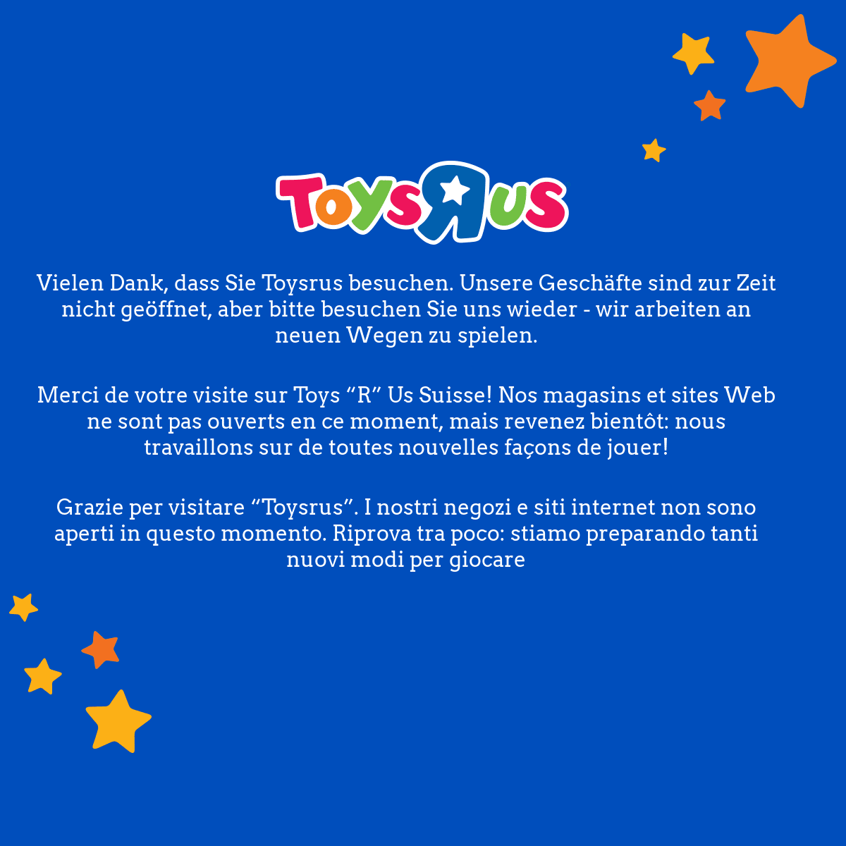 A complete backup of toysrus.ch