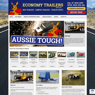 A complete backup of economytrailers.com.au