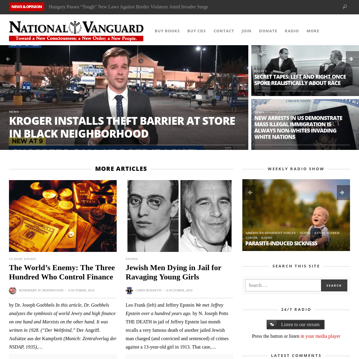 A complete backup of nationalvanguard.org