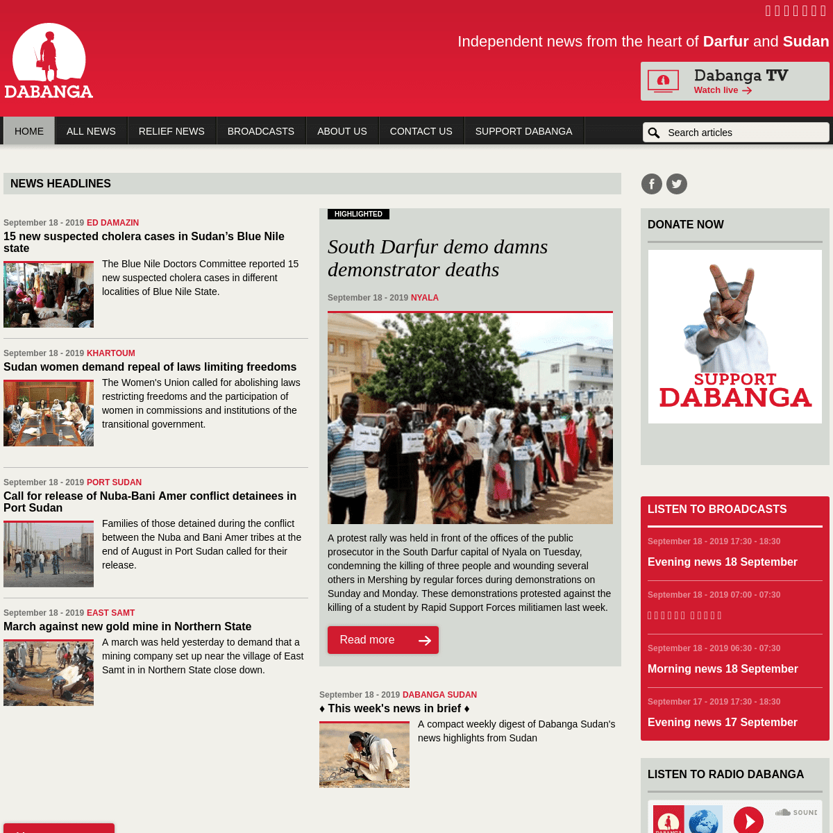 Home | Radio Dabanga