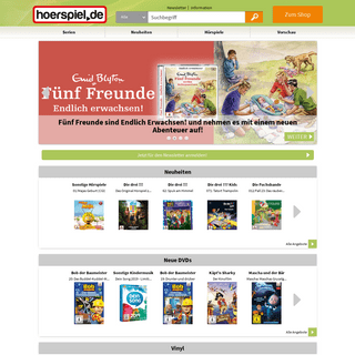 hoerspiel.de: Hörspiele, Downloads, Bücher online kaufen!
