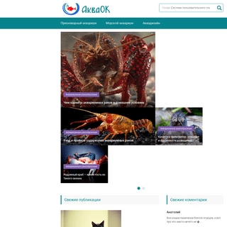 АкваОК - Подробная информация о современных видах аквариумов