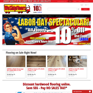 Best Discount COREtec, Adura Max, SUPERCore, Vinyl, Hardwood Flooring & Waterproof Flooring Up to 85% OFF | WeShipFloors