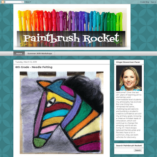 Paintbrush Rocket