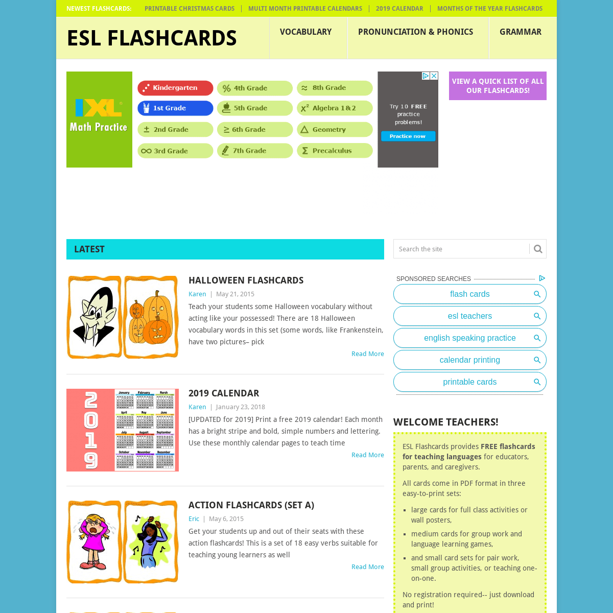 A complete backup of eslflashcards.com
