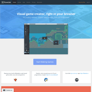 Flowlab Game Creator - Make games online