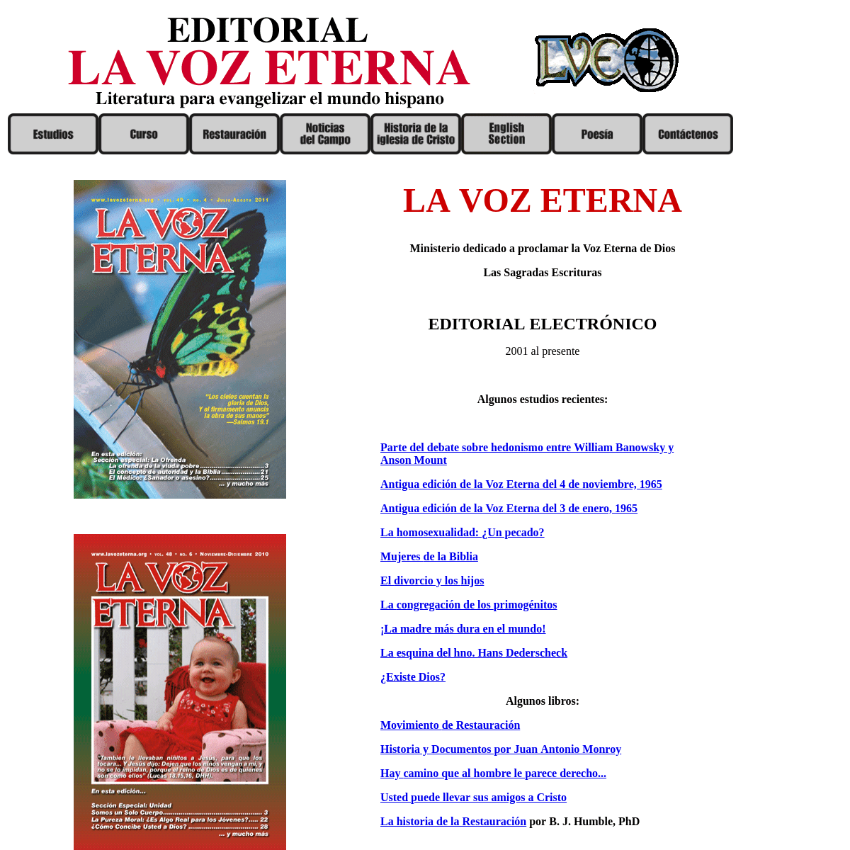 A complete backup of lavozeterna.org